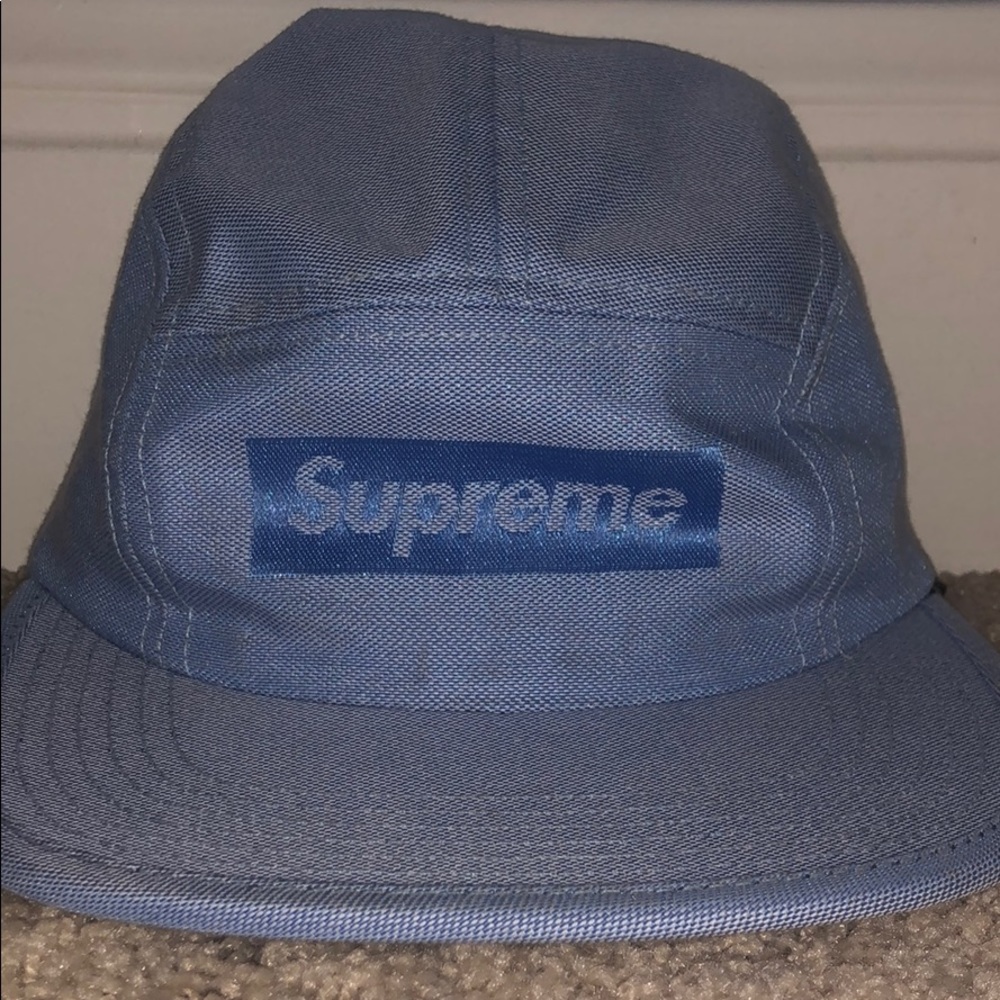 blue supreme hat